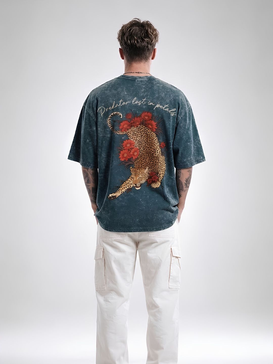 PREDATOR Men’s Retro Wash Oversized Fit T-Shirt
