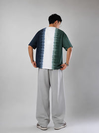 Men's Retro Wash Tie-Dye Oversized T-Shirt