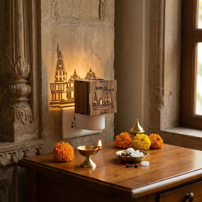 Ayodhya Ram Mandir Aroma Burner & Night lamp