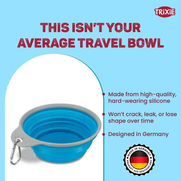 Foldable Travel Pet Bowl Set
