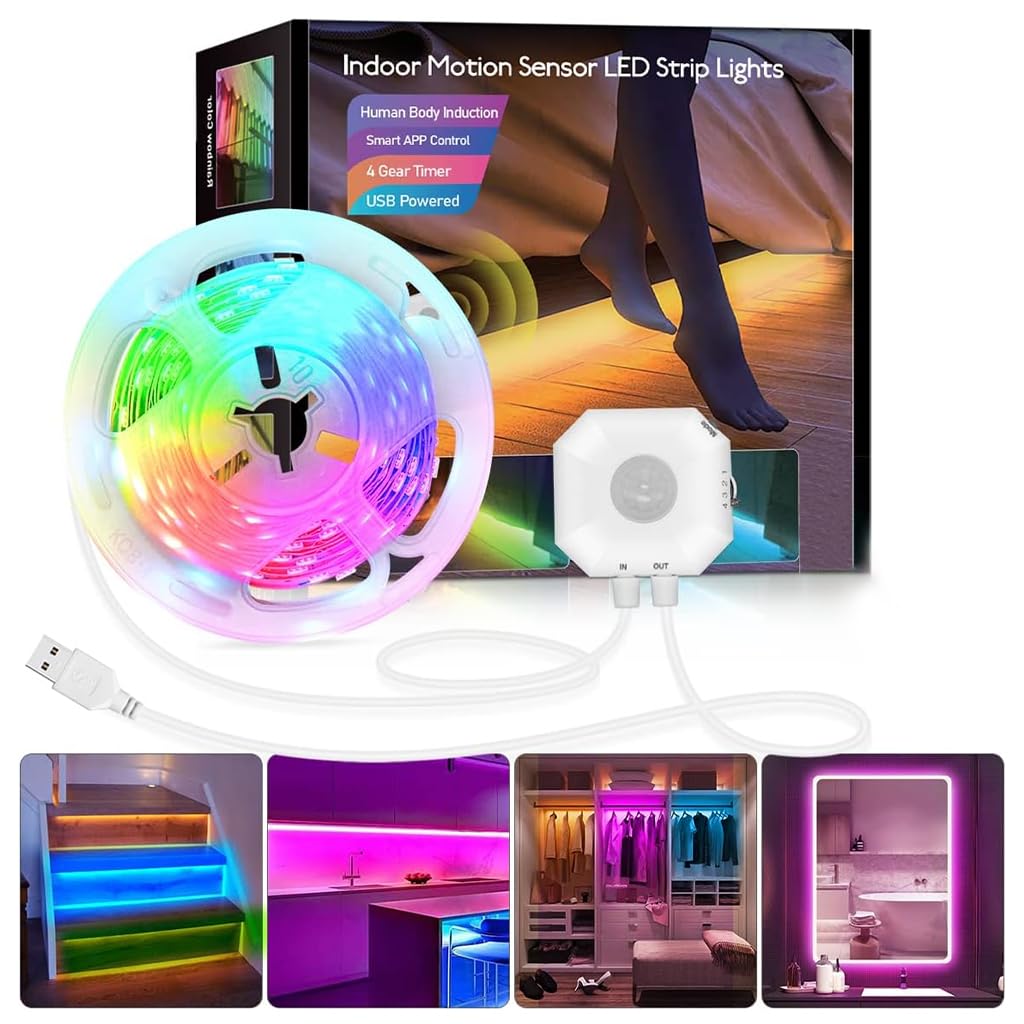 Smart Motion-Sensor LED Strip Light