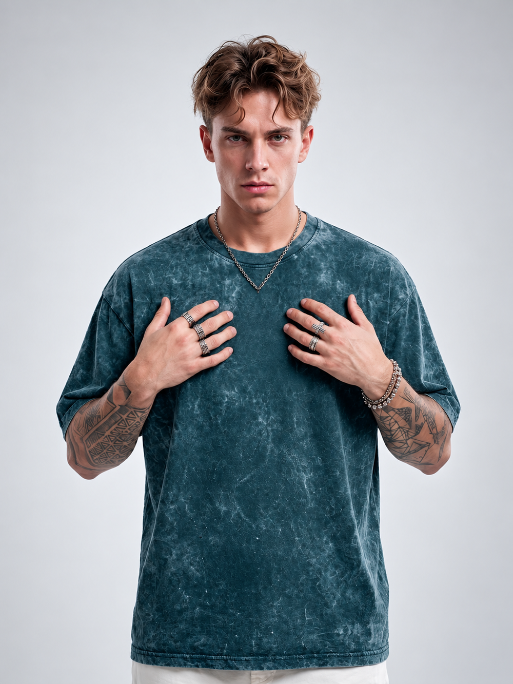 PREDATOR Men’s Retro Wash Oversized Fit T-Shirt