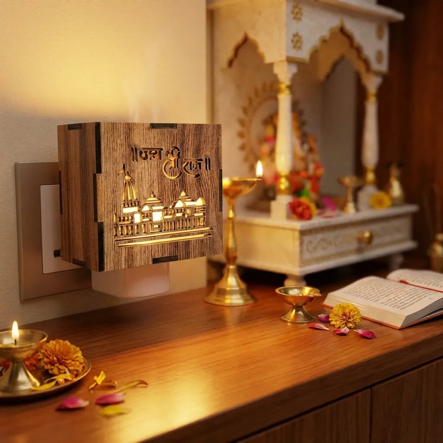 No wires. No effort. Just plug in and watch your wall turn into a glowing shrine